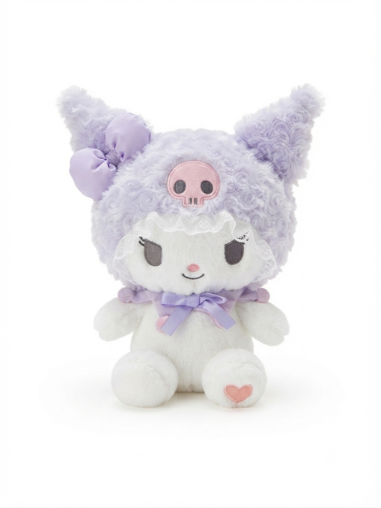 Peluche Kuromi Sanrio Capa Floral