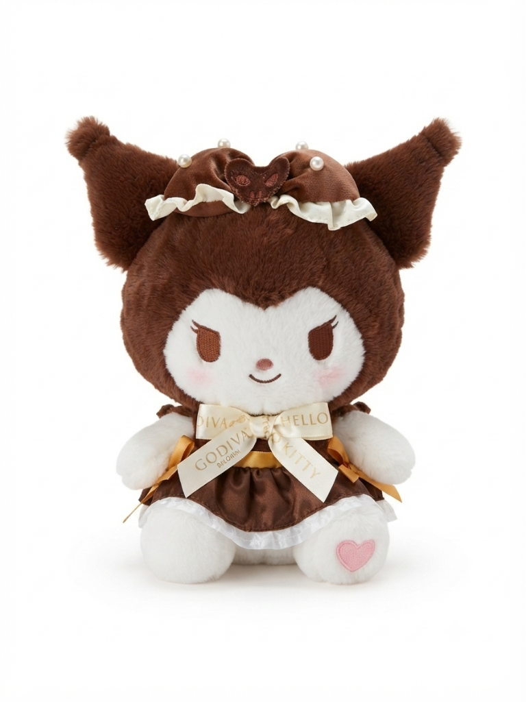 Peluche Kuromi Godiva x Hello Kitty