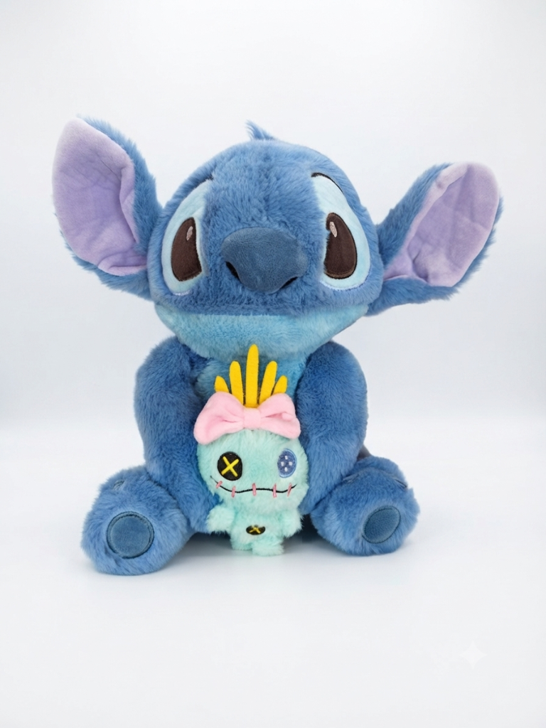 Peluche Stitch Abrazando Scrump