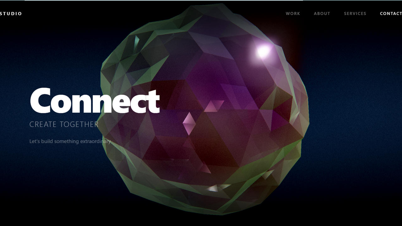 Ethereal Motion Studio template preview