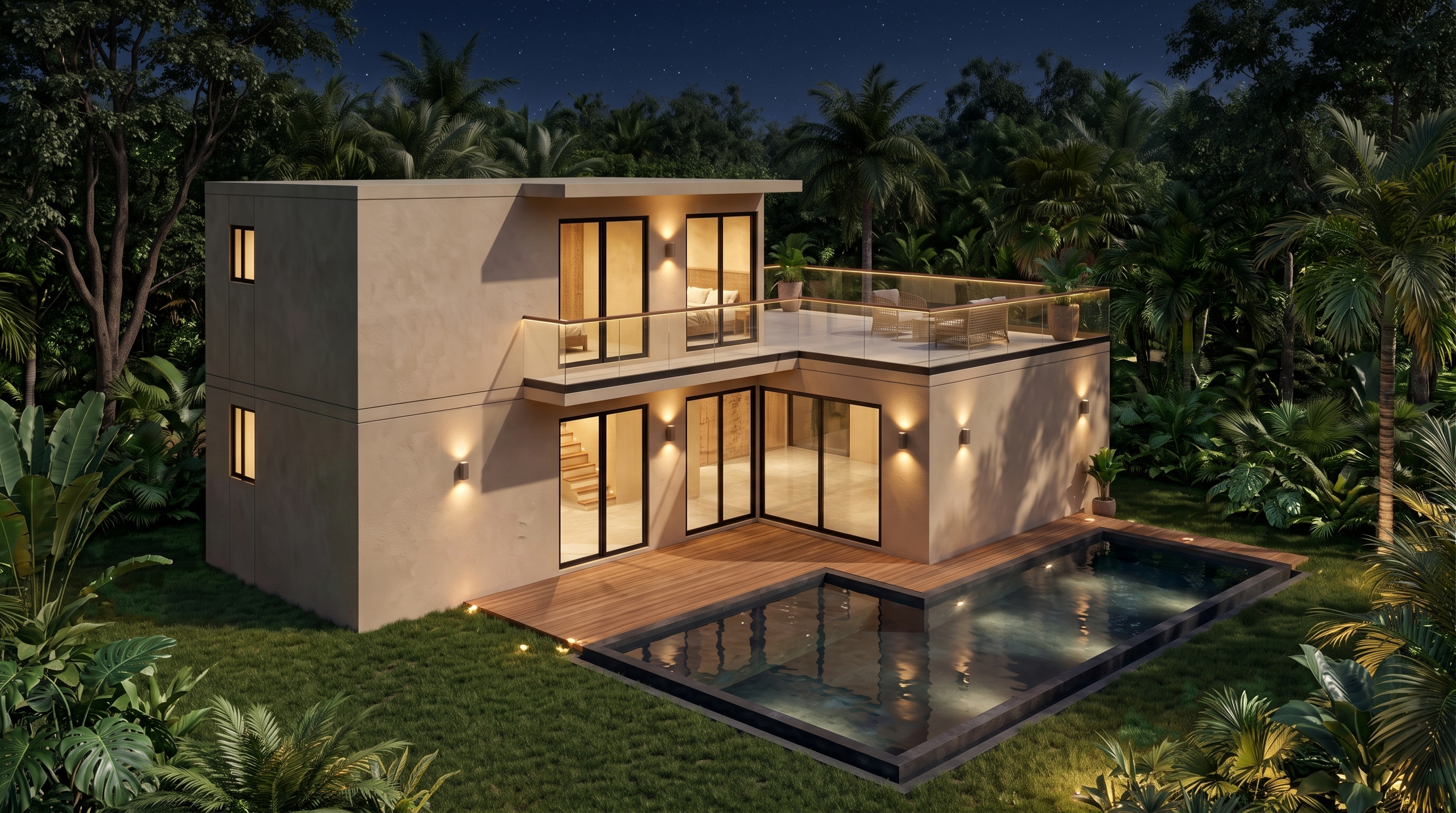 Villa Lira view 3 luxury villa Tulum