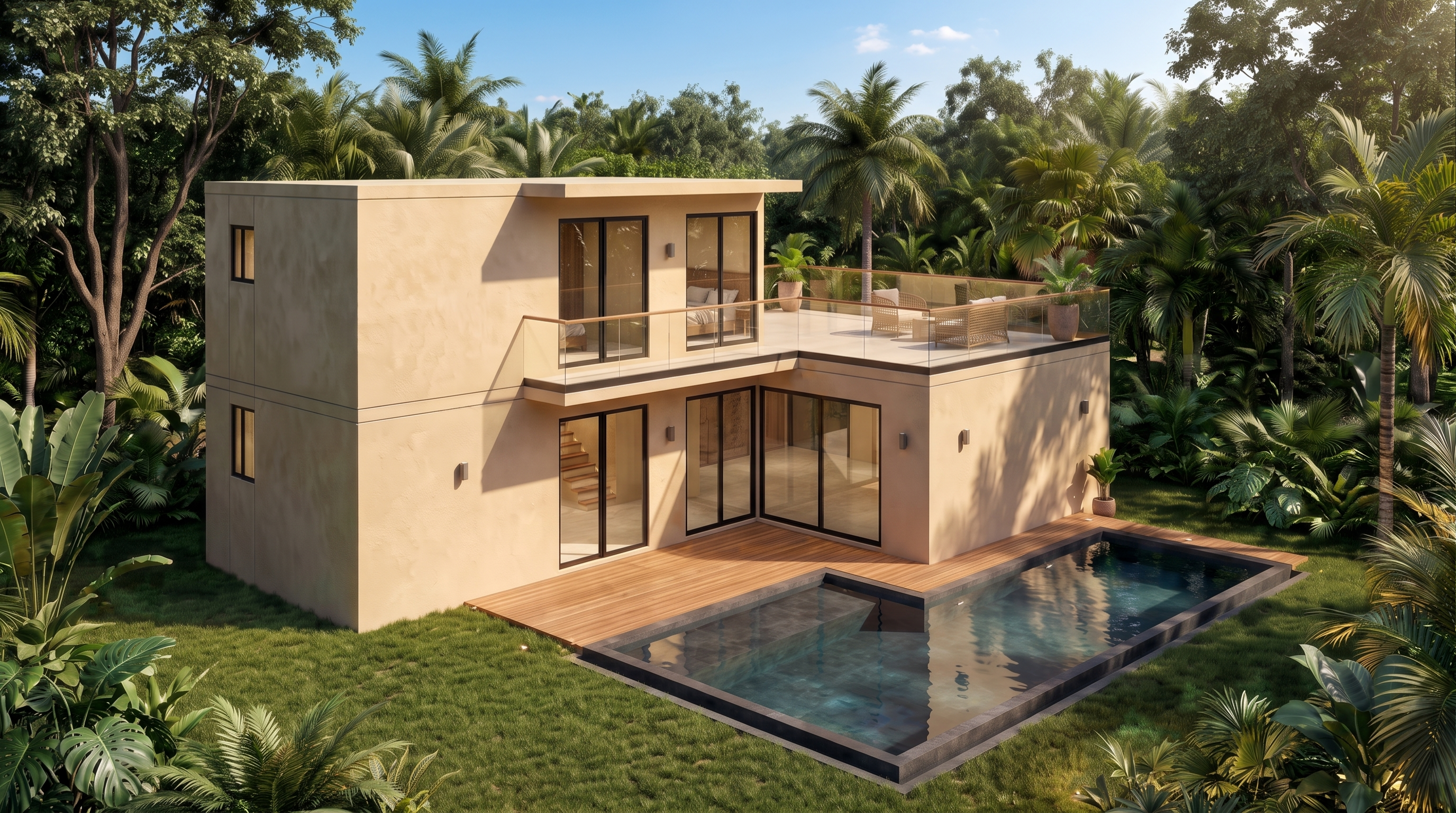 Villa Lira luxury villa model Tulum Mexico