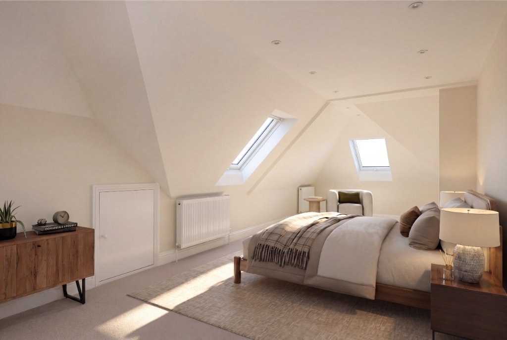 Bedroom – Contemporary Platform Bed Suite