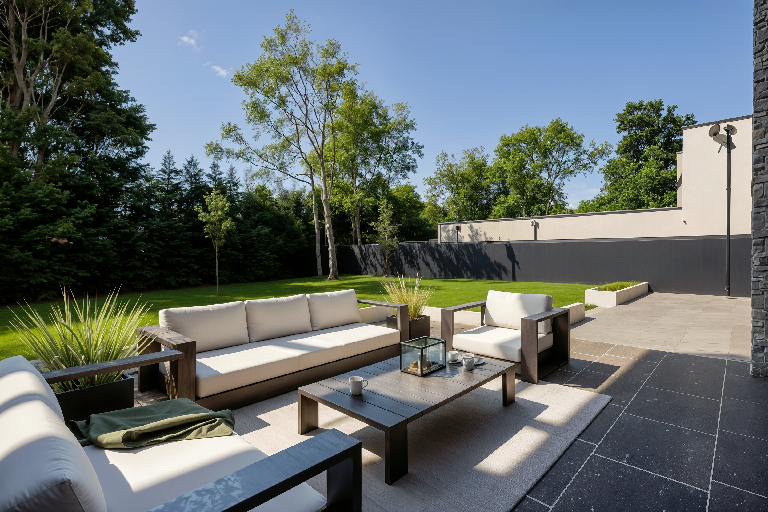 Exterior – Rear Garden & Patio View