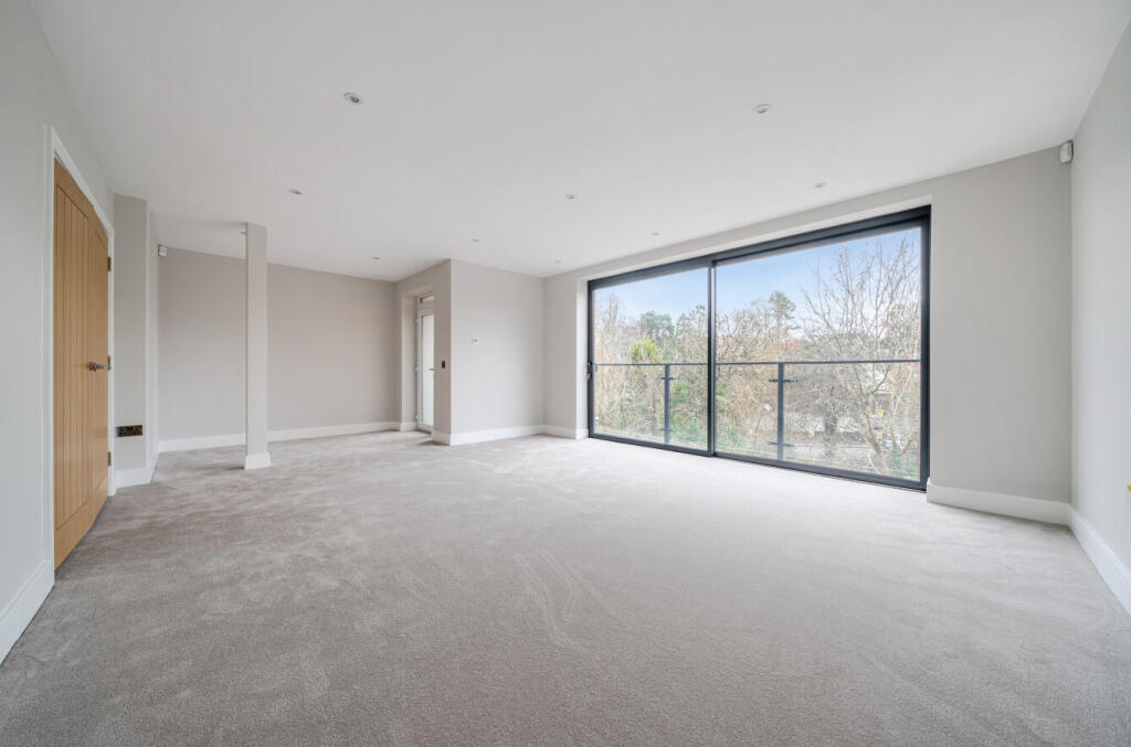 Living room before staging