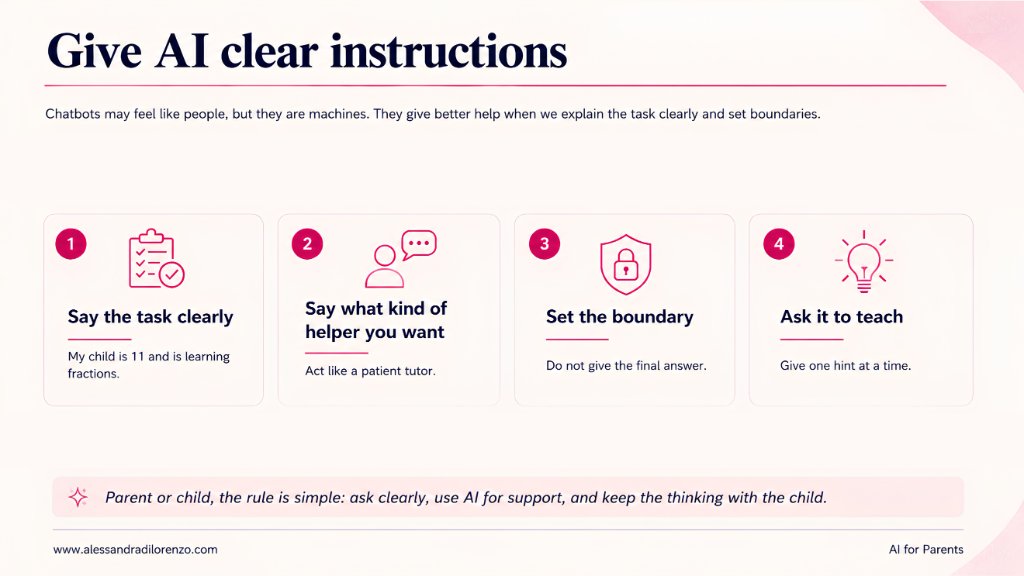Give AI clear instructions