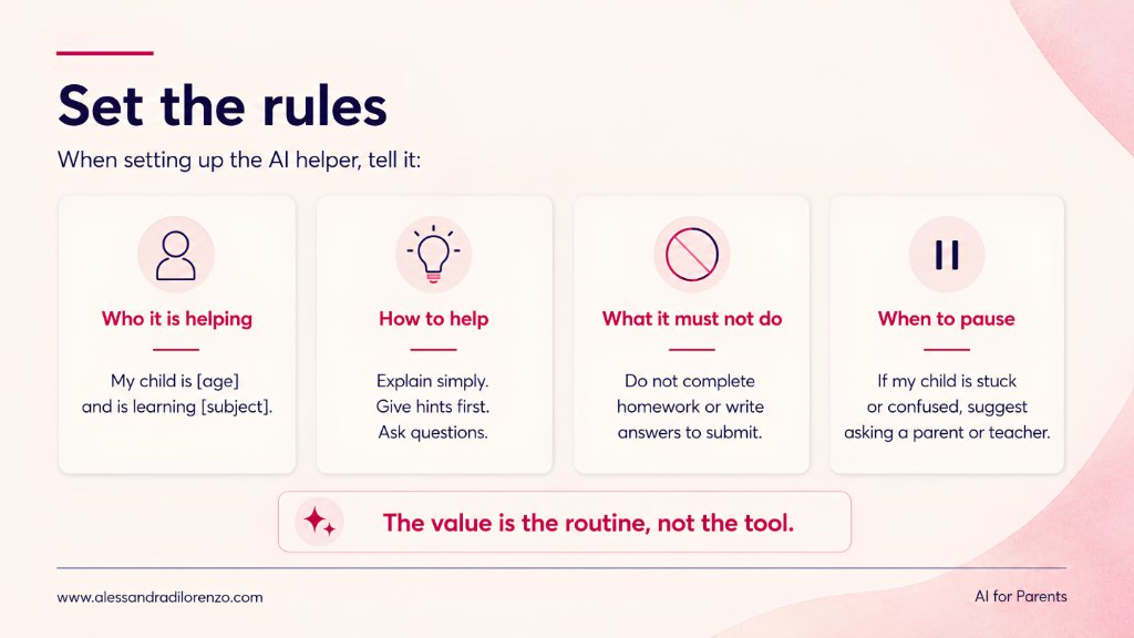 Set the rules