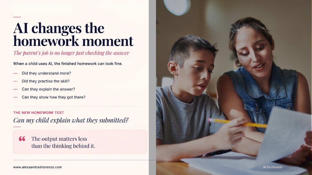 AI changes the homework moment
