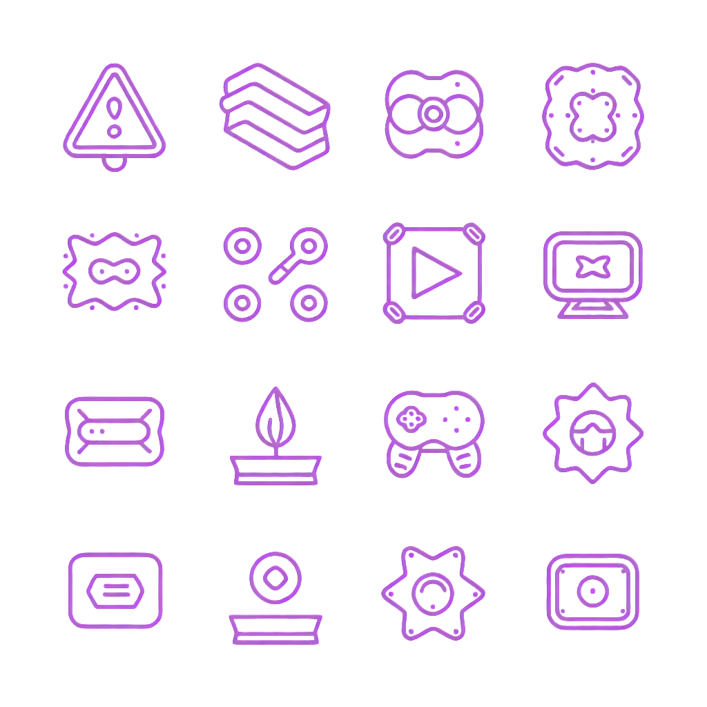 Icon pack logo transparent PNG