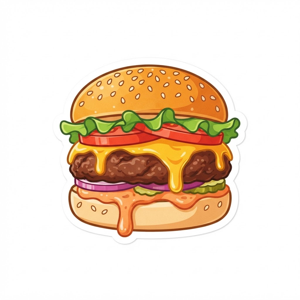 Dripping Cheeseburger