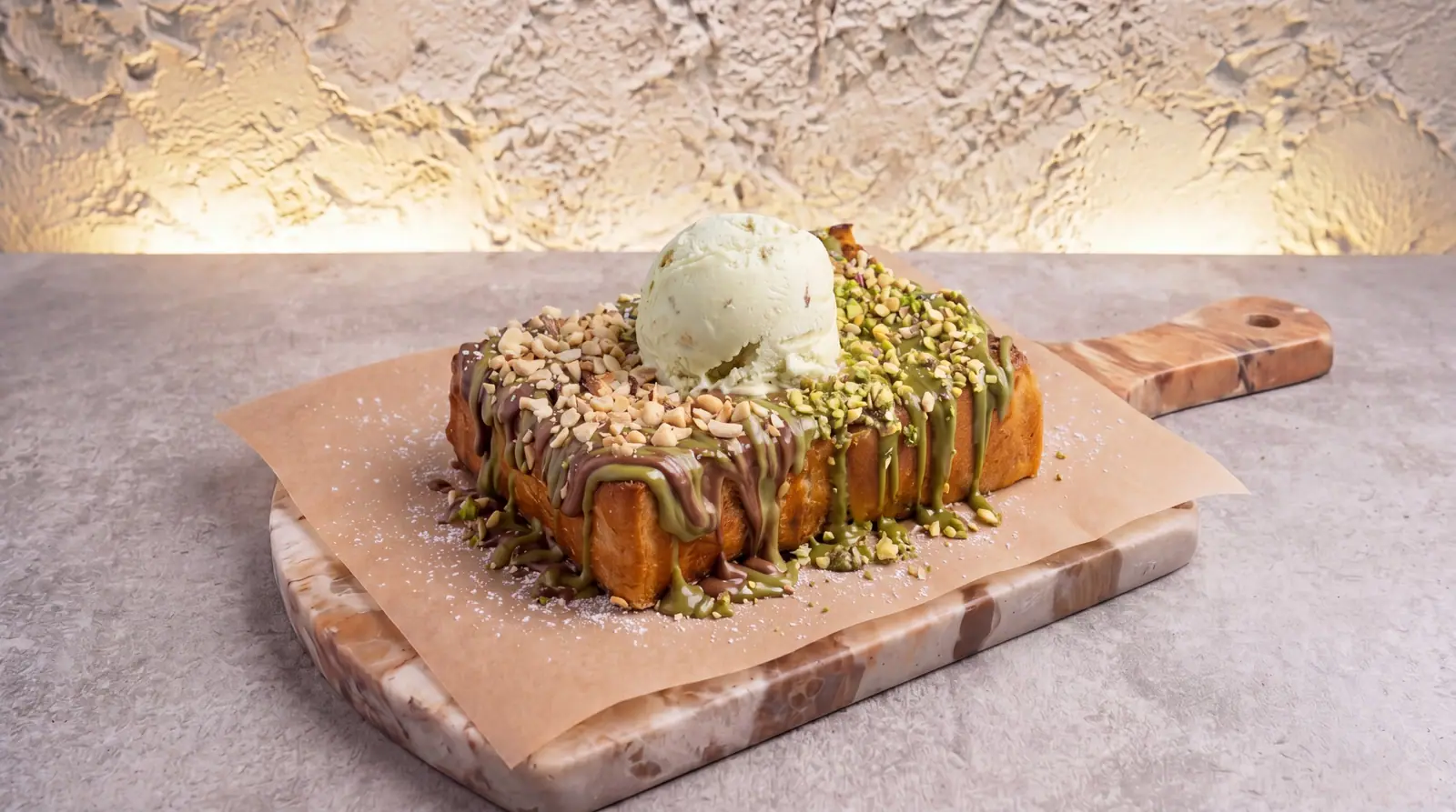Pistache, Nutella, Glace Pistache