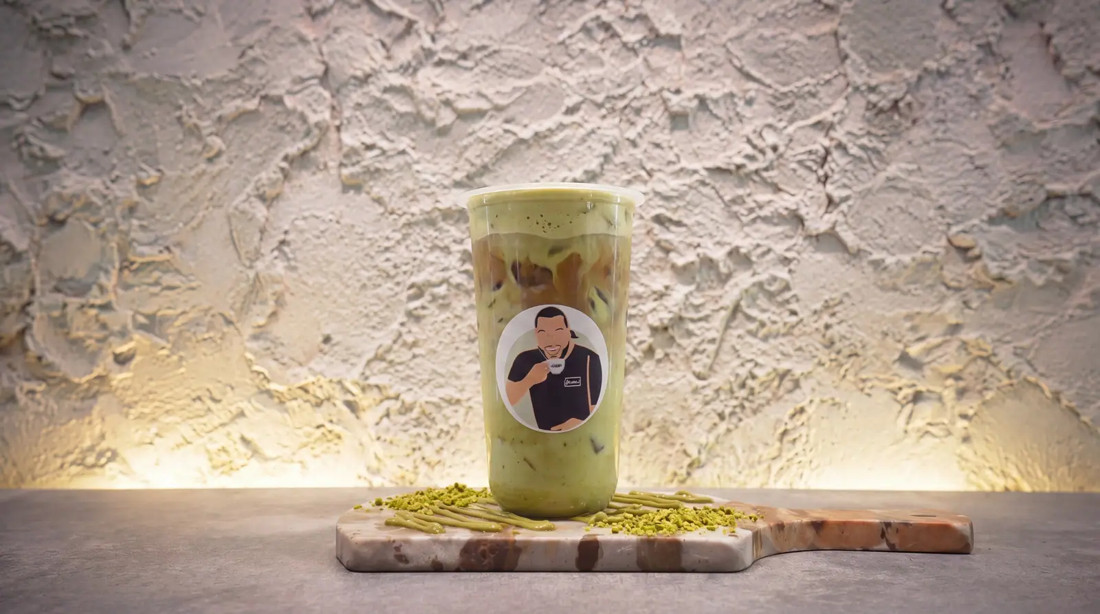 Iced Pistache Latte