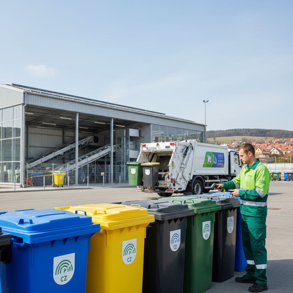 RFID evidence nádob: základ pro přesnější a spravedlivější odpadové hospodářství — ilustrační obrázek