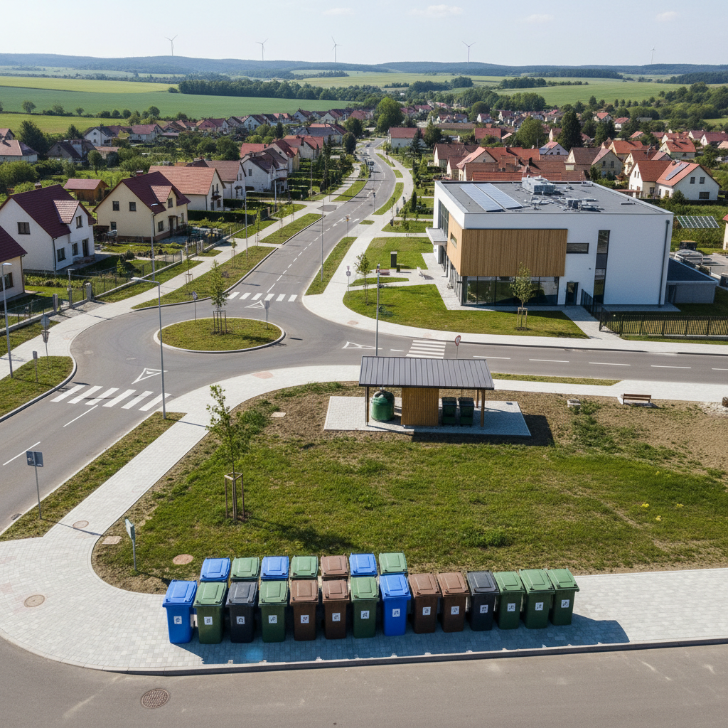 Proč plastová popelnice není výdaj, ale součást infrastruktury obce — ilustrační obrázek