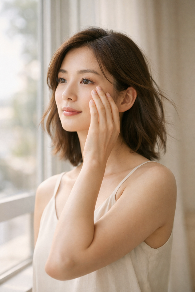 A calm daily eye care ritual