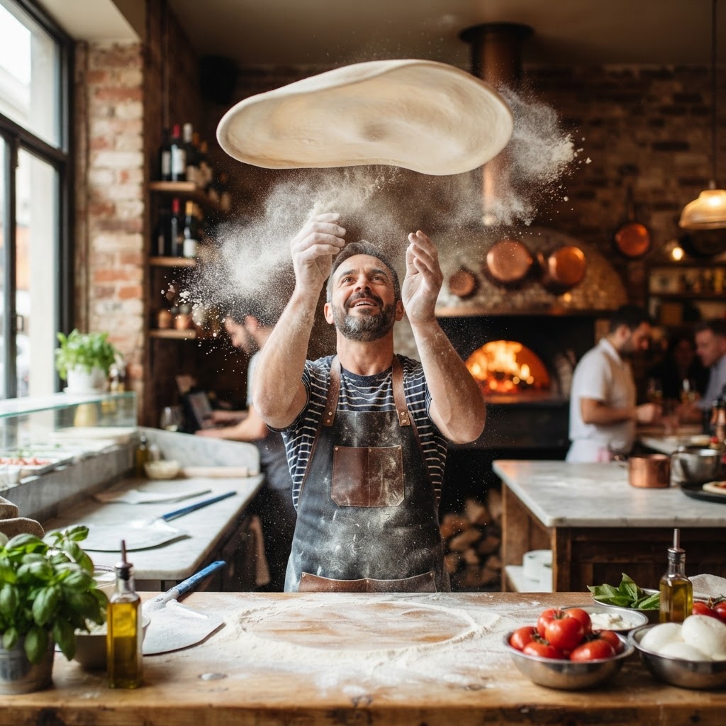 Pizza Dough Toss