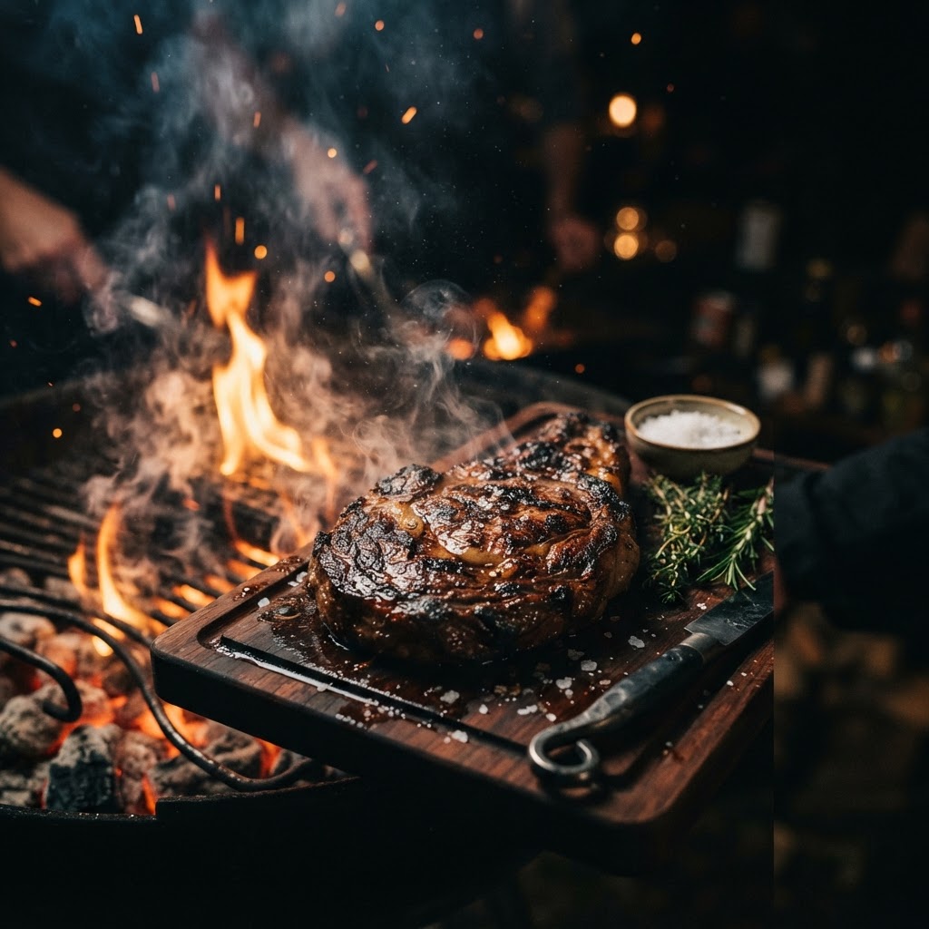Cinematic Steak Grill