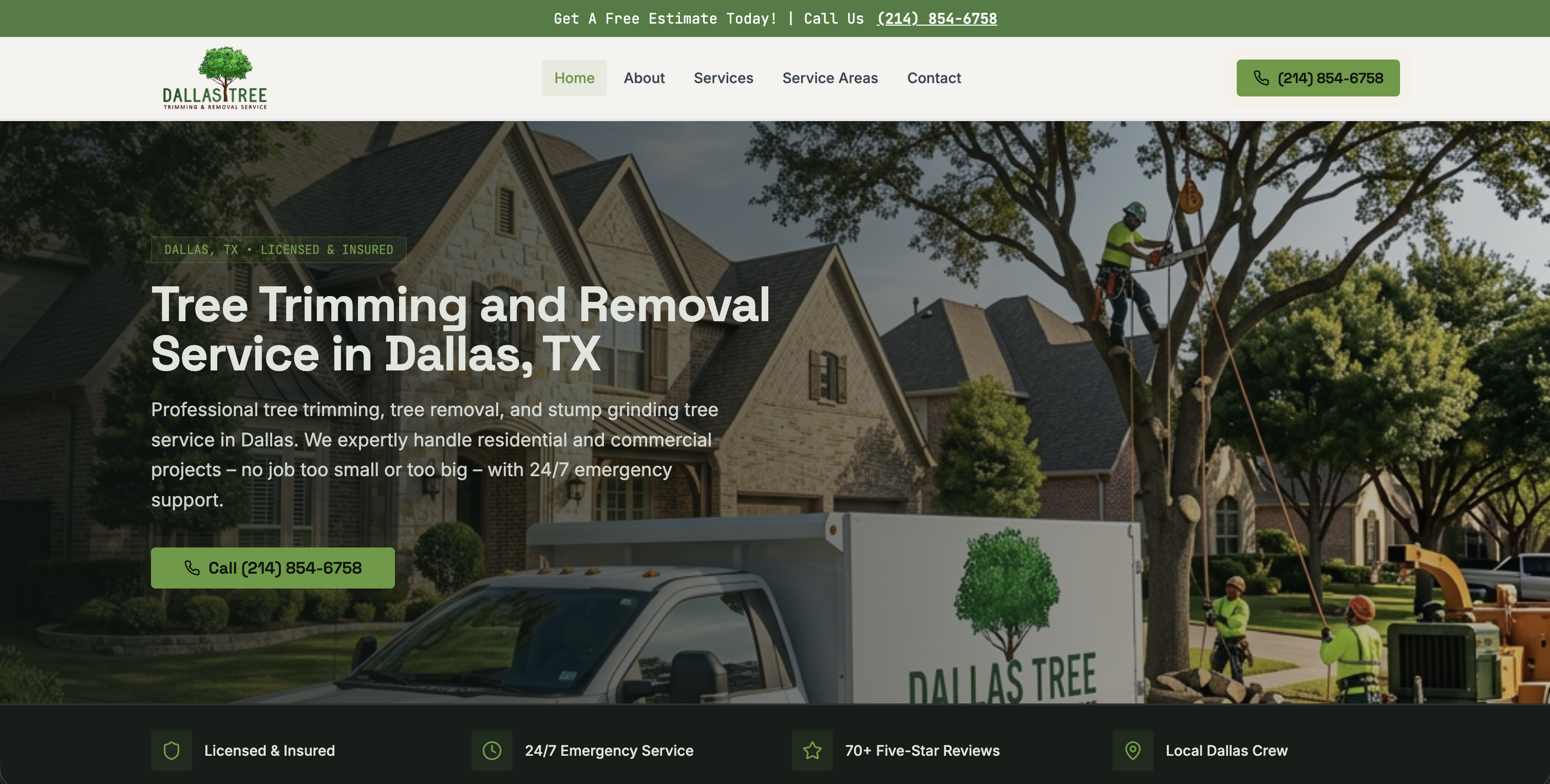 Tree Services - Template template preview