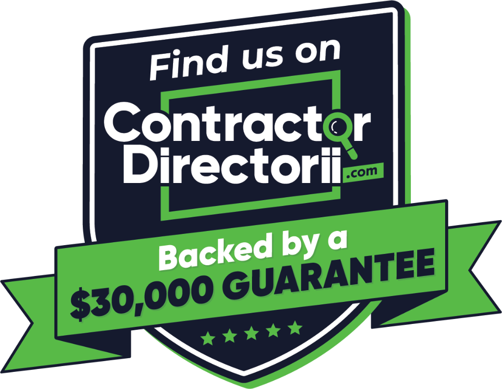 Find us on Contractor Directorii - Backed by our $30,000 Guarantee