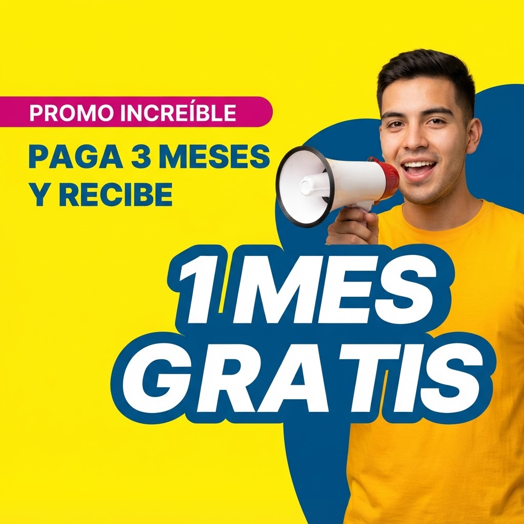 Campaña Pago Adelantado Bitel - Paga 3 meses y recibe 1 mes gratis