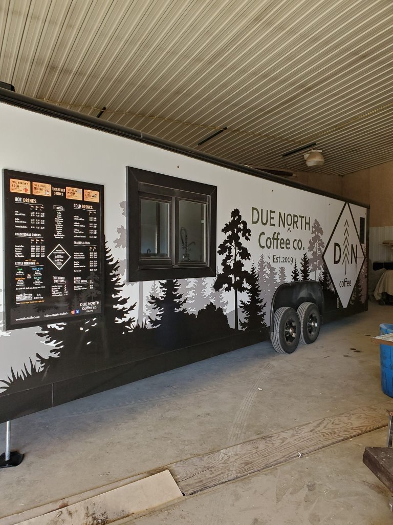 Due North Coffee Co. custom trailer