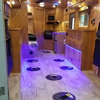 Pine interior open layout with fishing holes