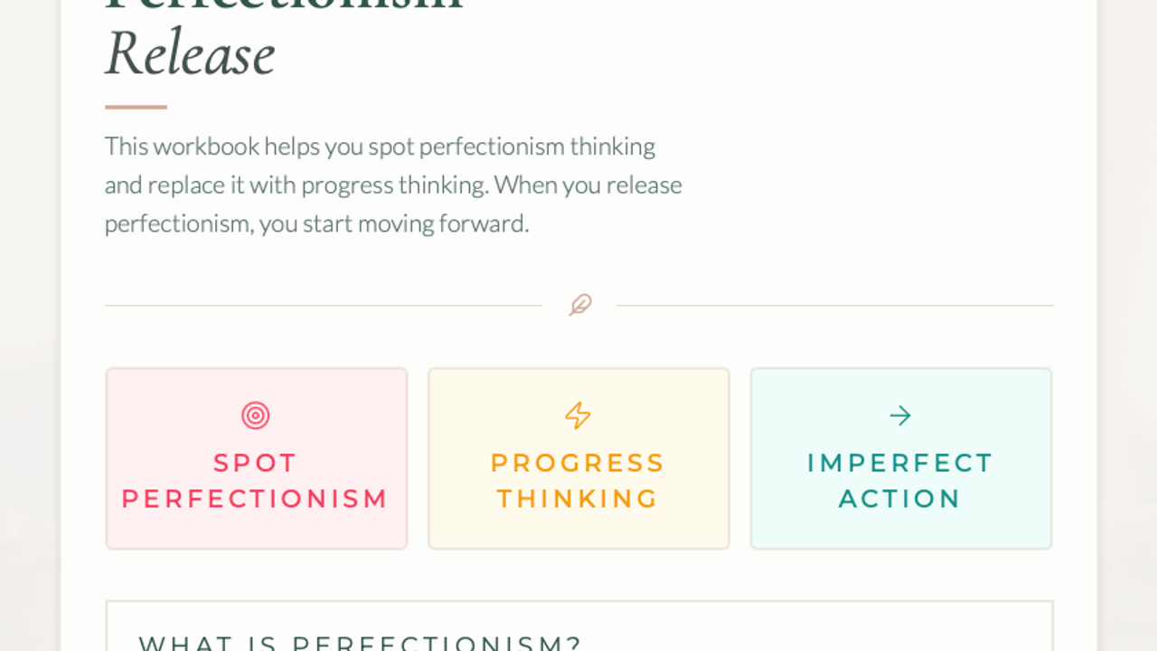 Mindset Workbook for ESL learners template preview
