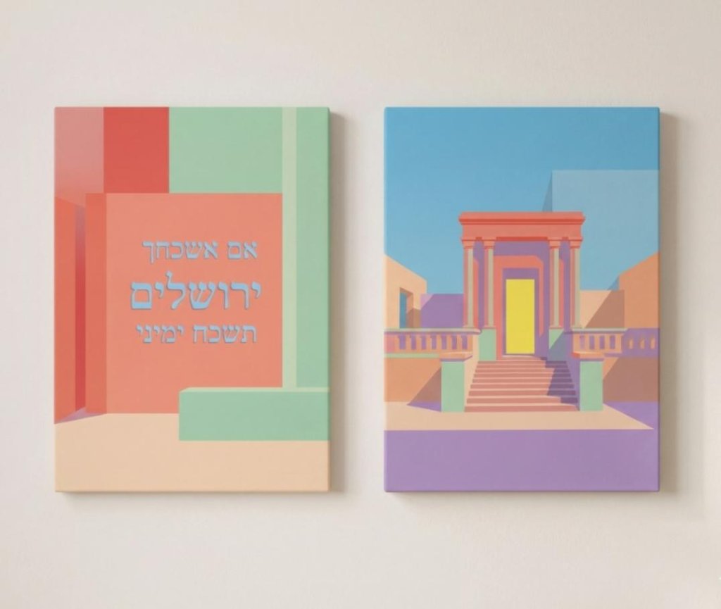 זוג תמונות לחדר ילדים 