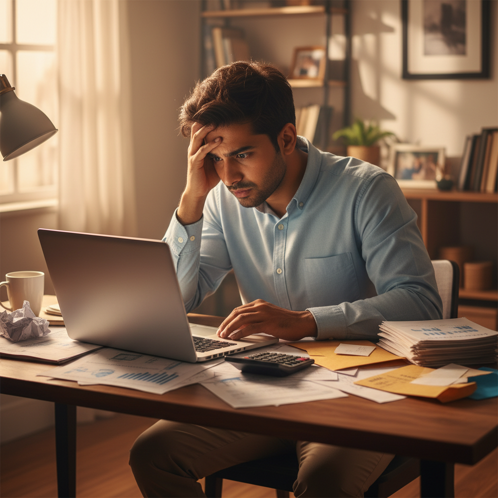 Meet Arjun — 34, Overwhelmed.