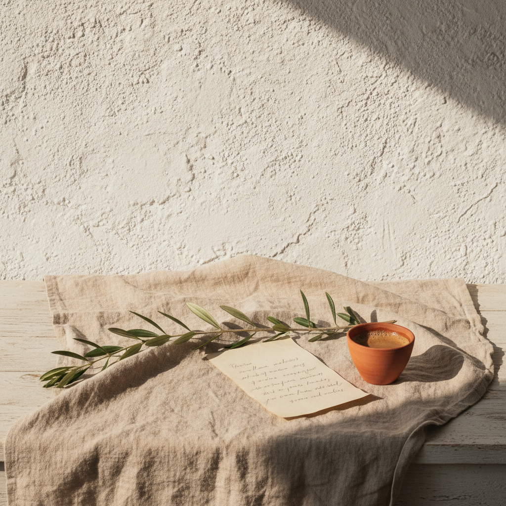 Maison d'Ore — Mediterranean olive branches and quiet elegance