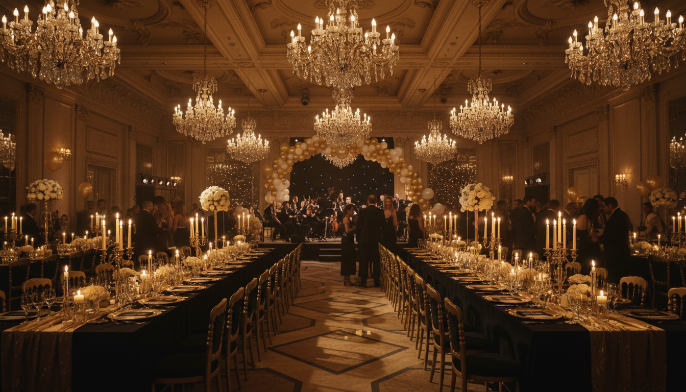 Luxury birthday celebration