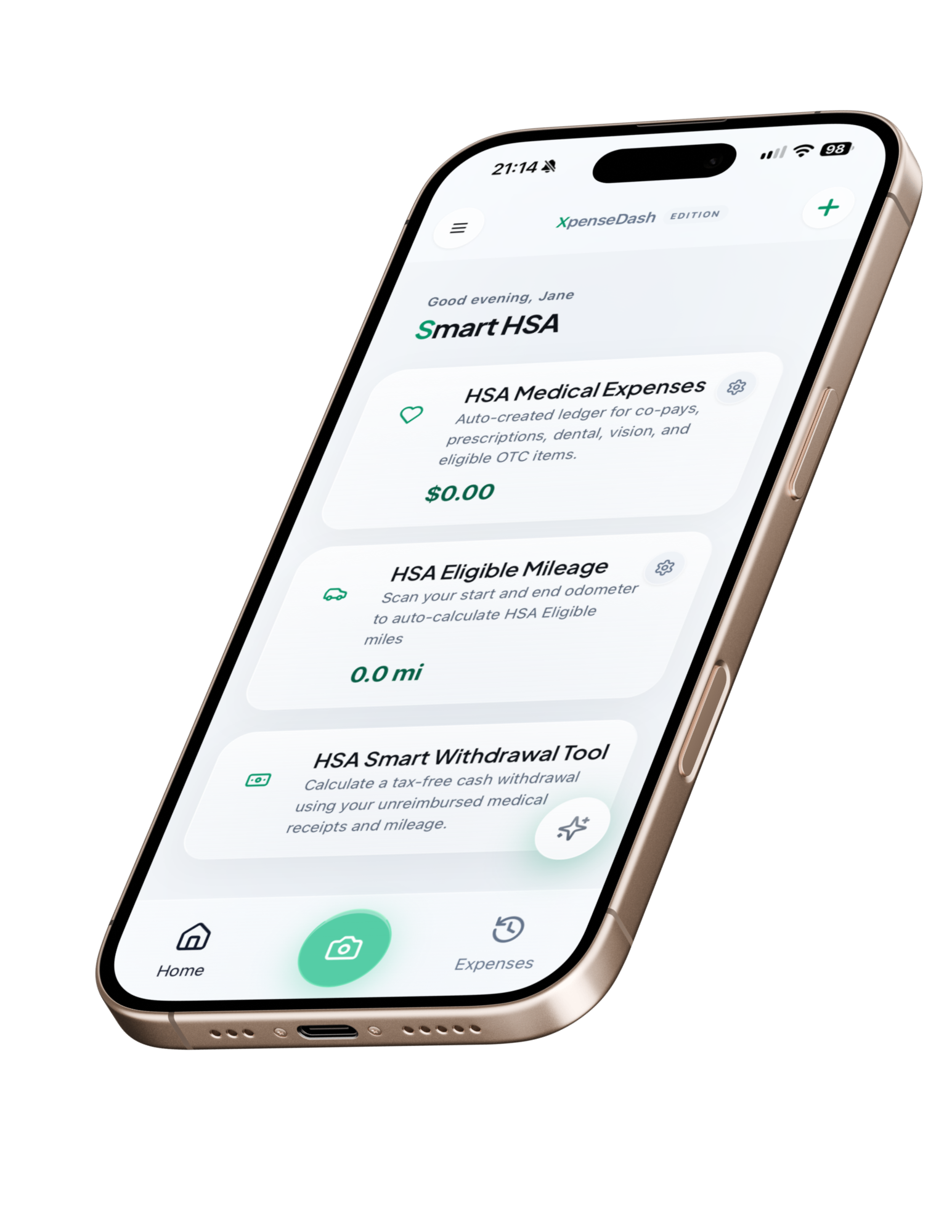Inside HSA Edition — your trackers are ready from your first login