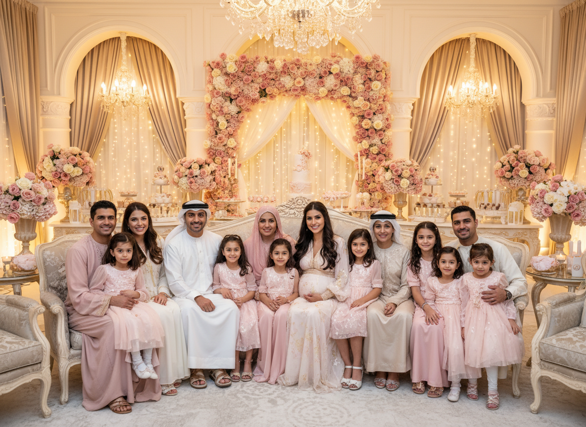 Family celebration at Abu Dhabi event