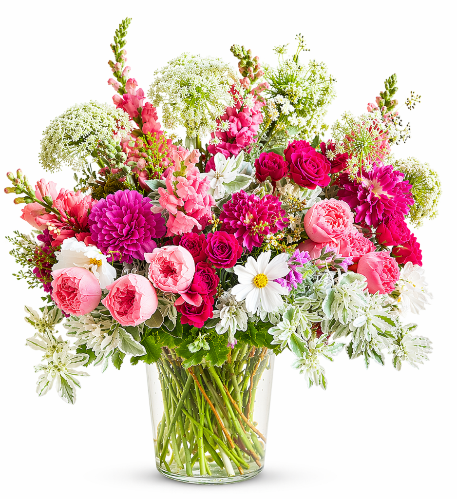 Classic Garden Arrangement — luxury flower arrangement for same-day delivery in Las Vegas Henderson & Summerlin NV | Bud Weismiller Flowers
