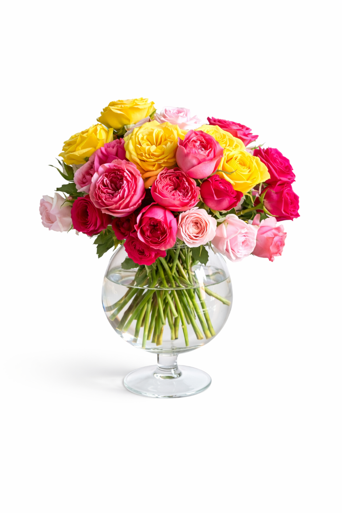 standard: Las Vegas Sunshine Rose Garden — yellow birthday rose bouquet delivered same-day in Las Vegas NV | Bud Weismiller Flowers