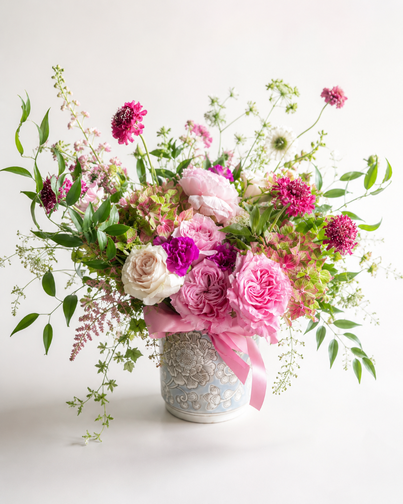 Bud Weismiller Flowers Las Vegas — Our Story Handcrafted garden-style bouquet — Bud Weismiller Flowers Las Vegas