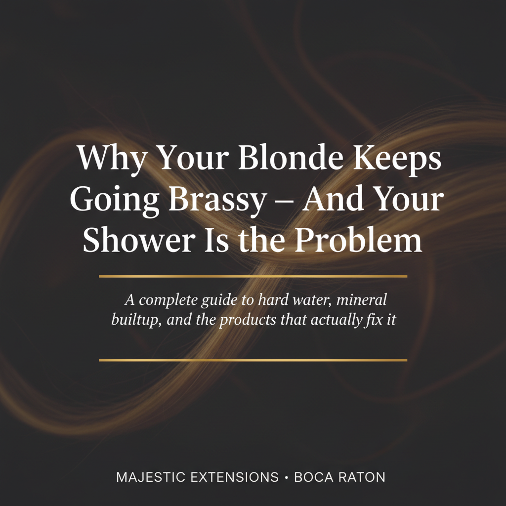 Why Your Blonde Keeps Going Brassy — And Your Shower Is the Problem