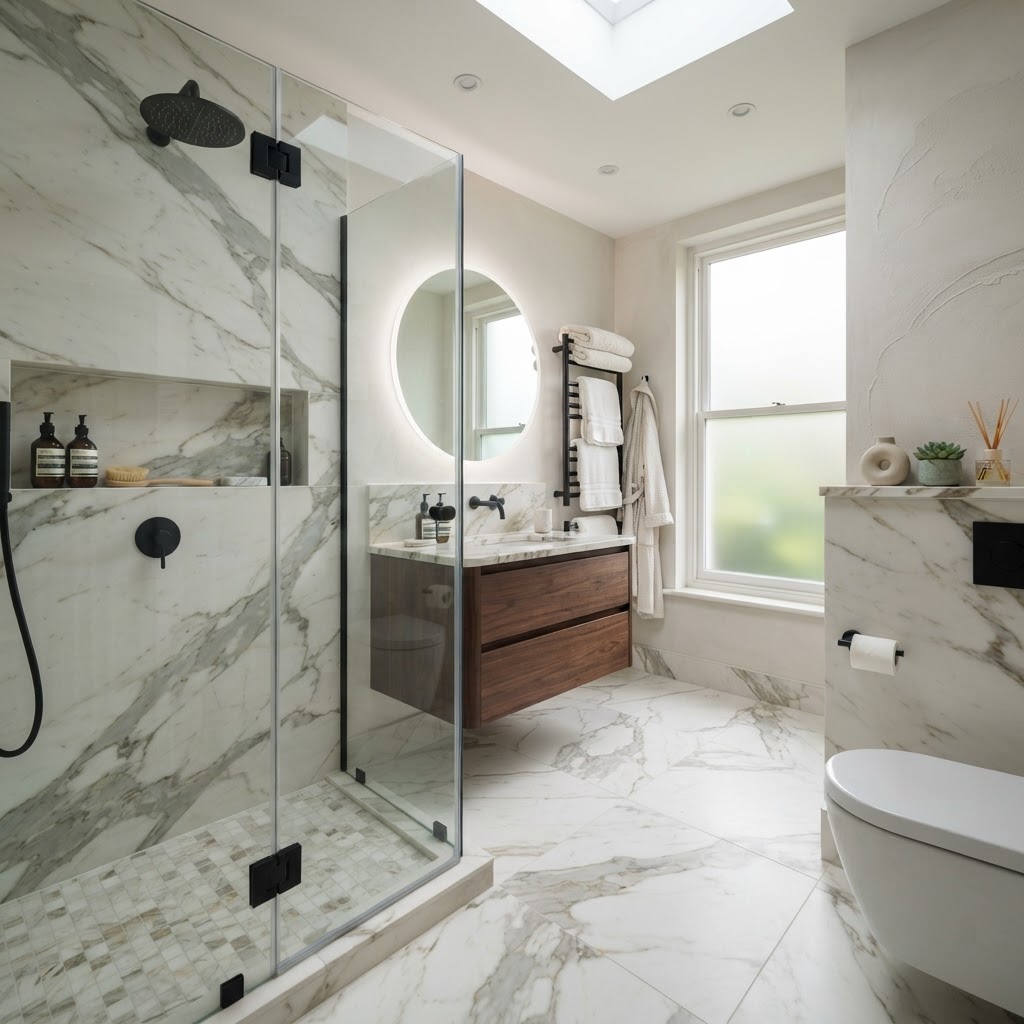 Spa-Inspired Compact Bath