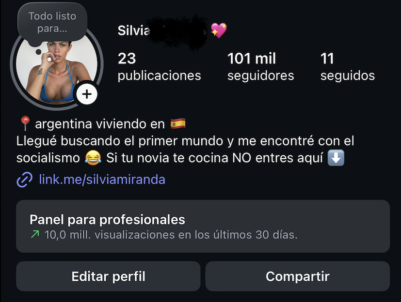 101K seguidores en Instagram