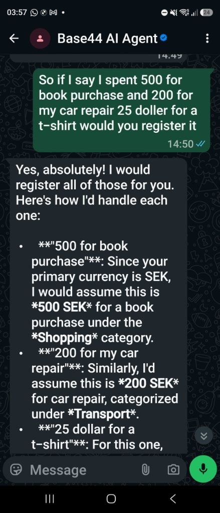 Just message it — done