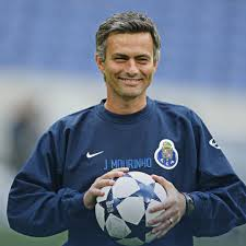 José Mourinho at Porto training
