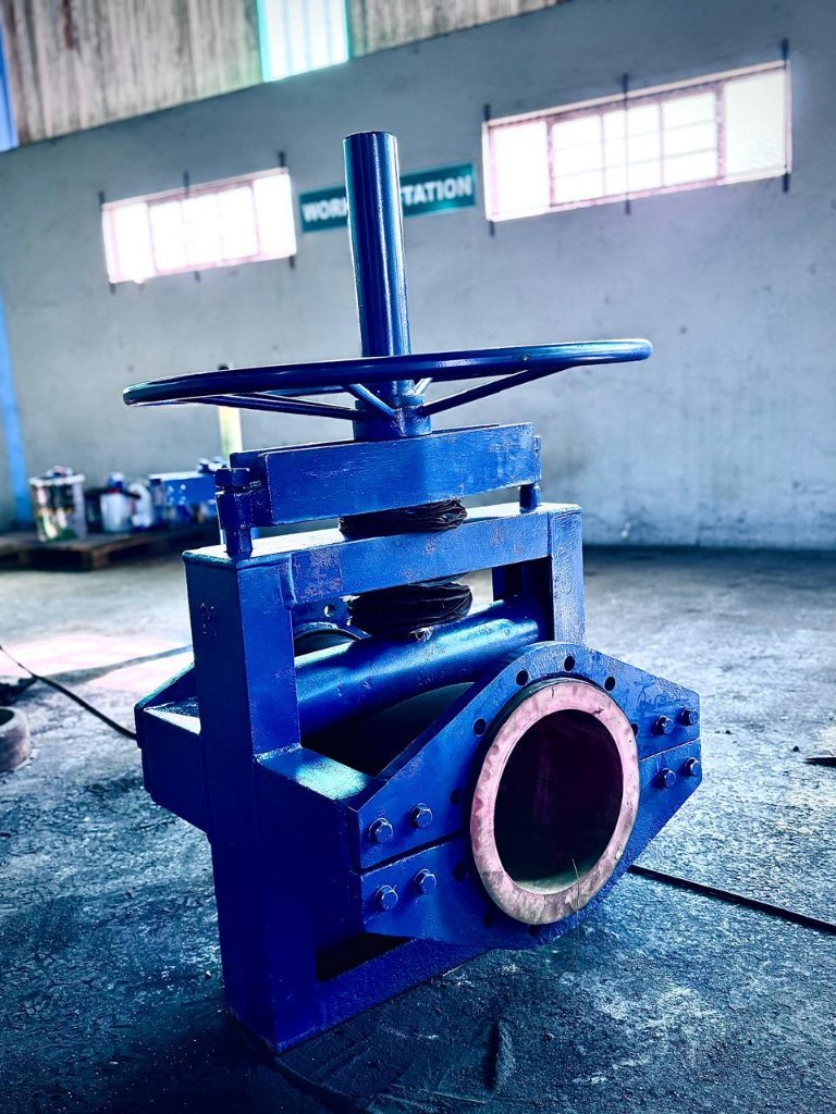 Viscoreg Heavy Duty Open Frame Knife Gate Valve – Handwheel, Flanged