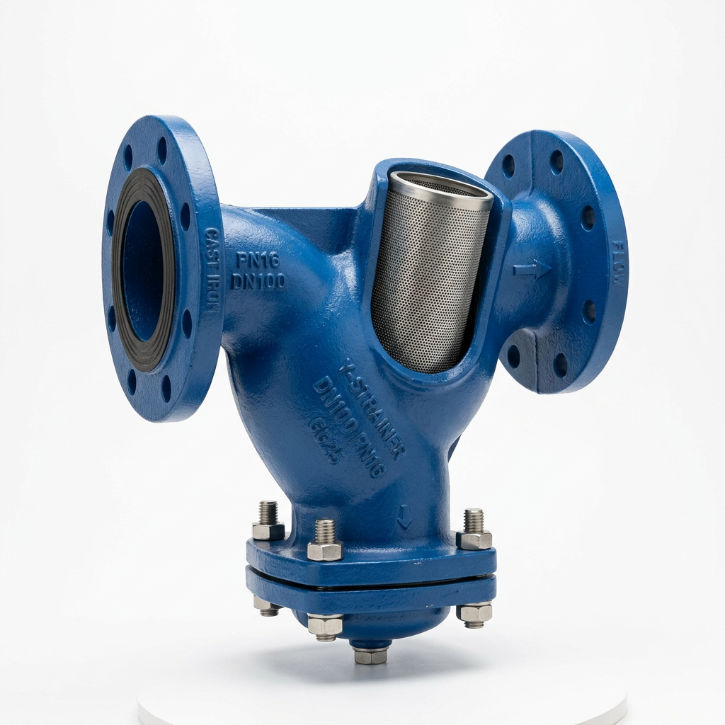Viscoreg Flanged Y Strainer – Ductile Iron, Stainless Steel Screen