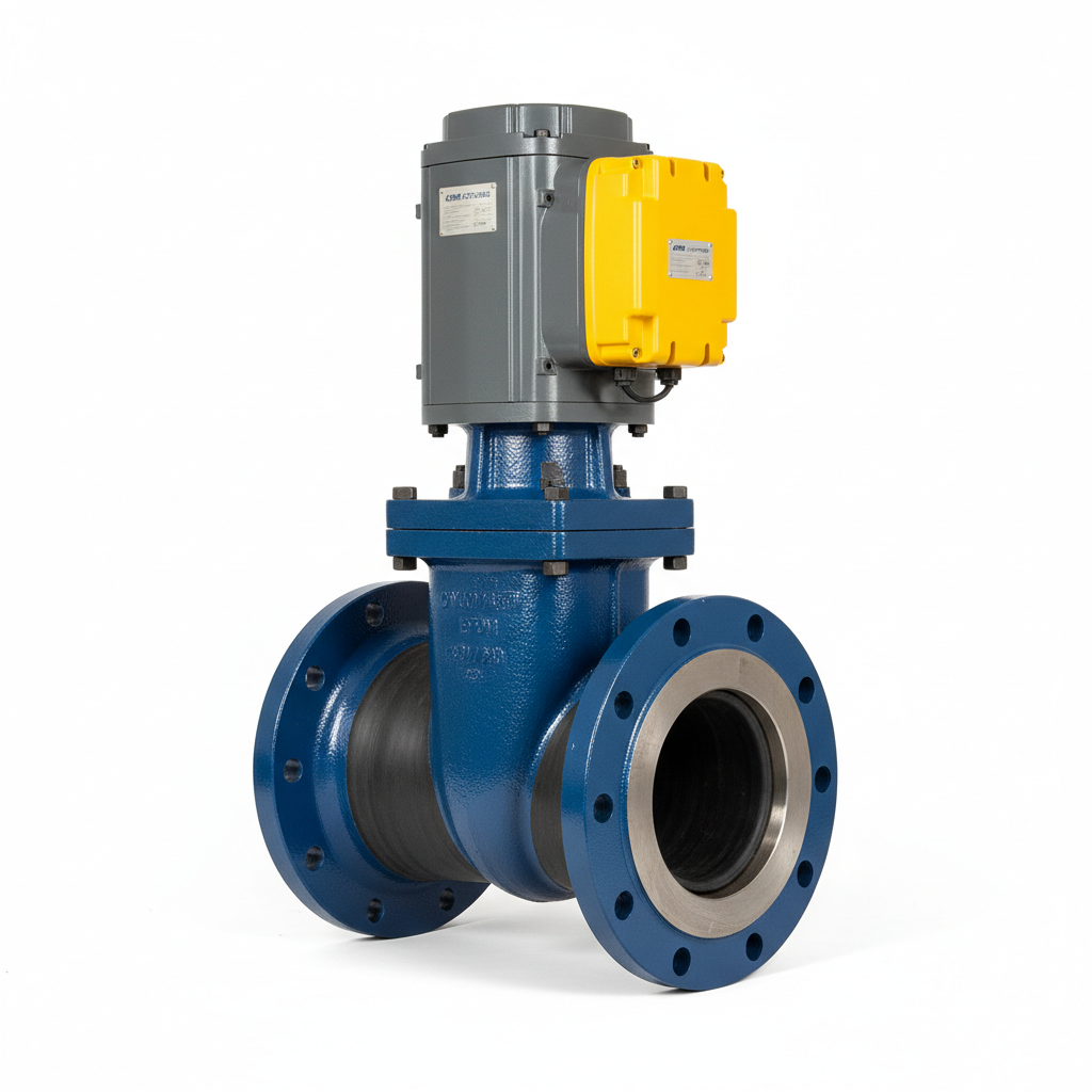 Viscoreg Large Flanged Diaphragm Valve – Straight Through, Natural Rubber, DN200–DN400