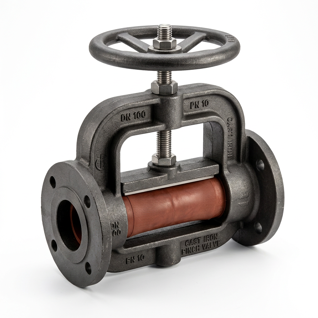 FLEXiVALVE LDO Open Frame Pinch Valve – Natural Rubber, PN10/PN16