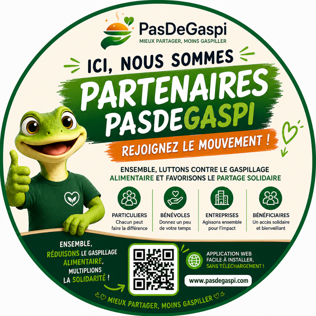 Autocollant Partenaire PasDeGaspi