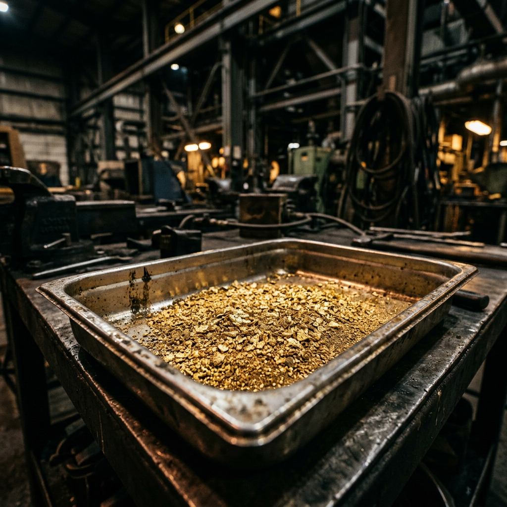 Final Gold Concentration & Export