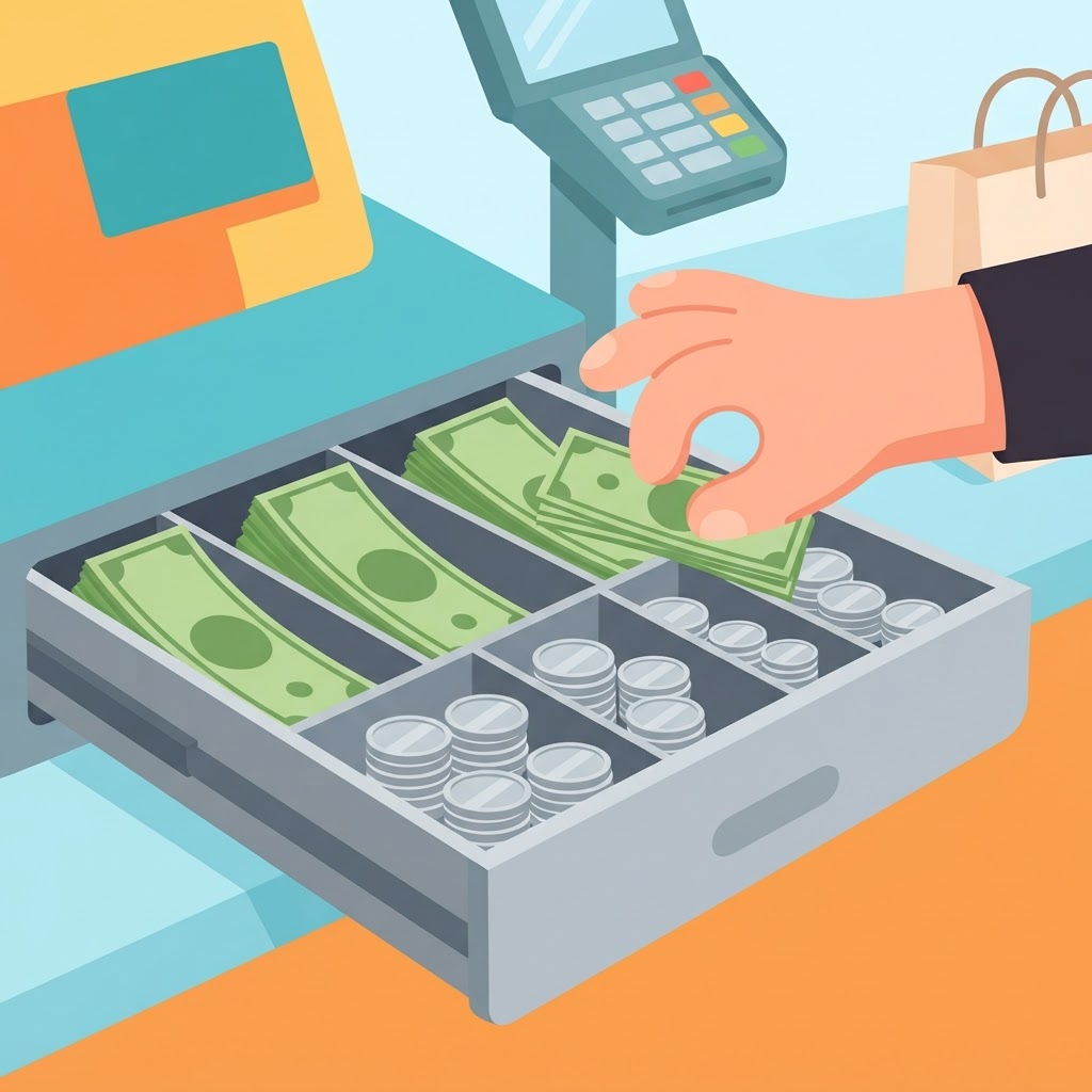 How to Open and Close the Cash Drawer