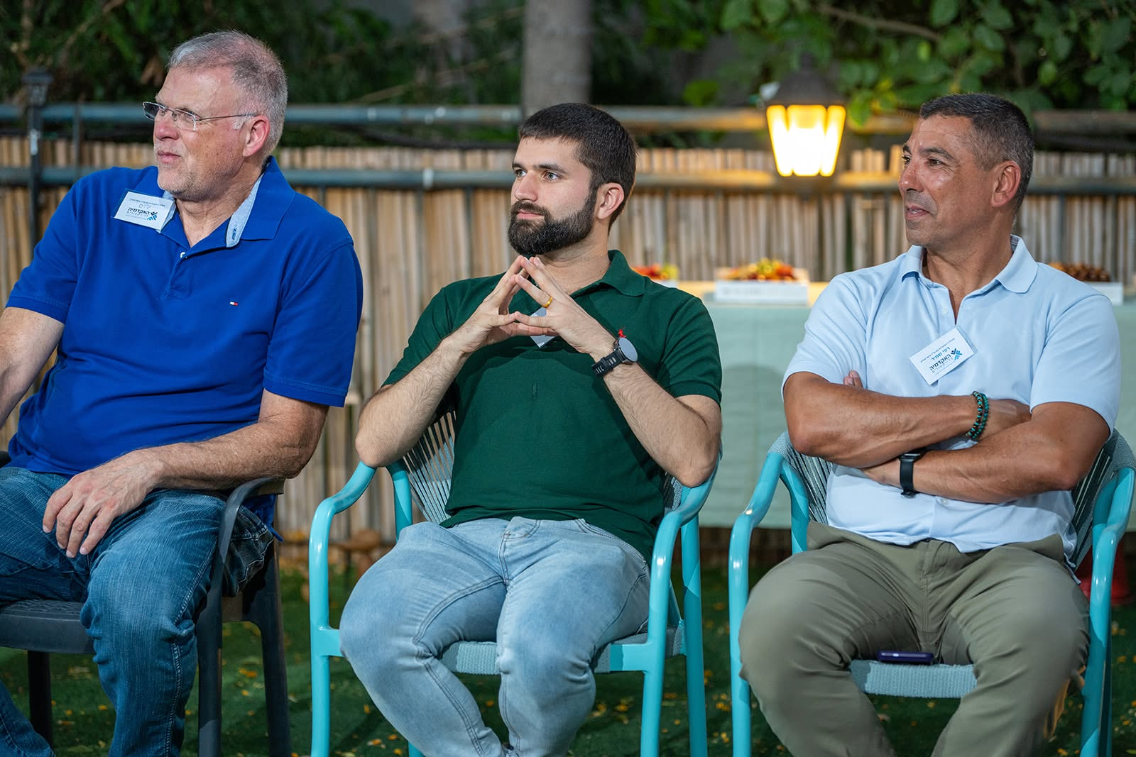 מרצים ובוגרים במושב הסיום של האירוע