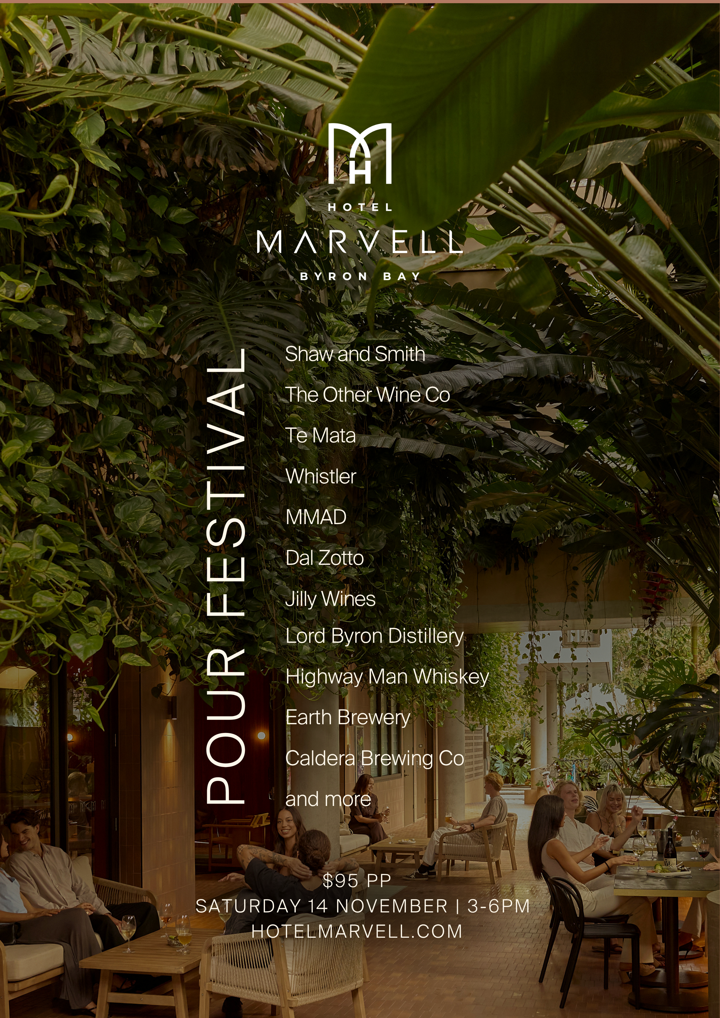 Pour Festival in Byron Bay at Hotel Marvell